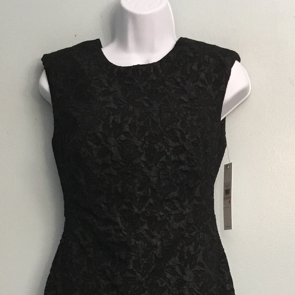 Calvin Klein Elegant Black Sleeveless Midi Dress - Picture 2 of 16